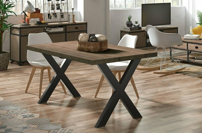 Mesa de comedor fija X-Loft 140 roble