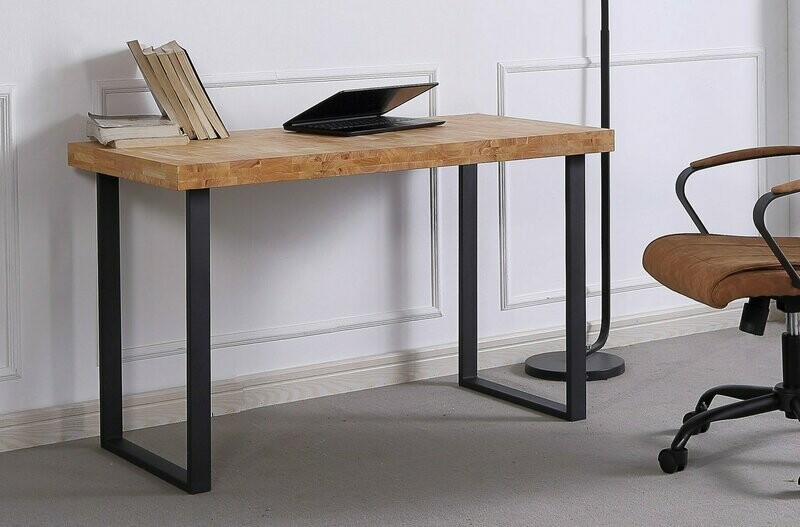 Mesa estudio 120 x 60 natural roble estilo industrial