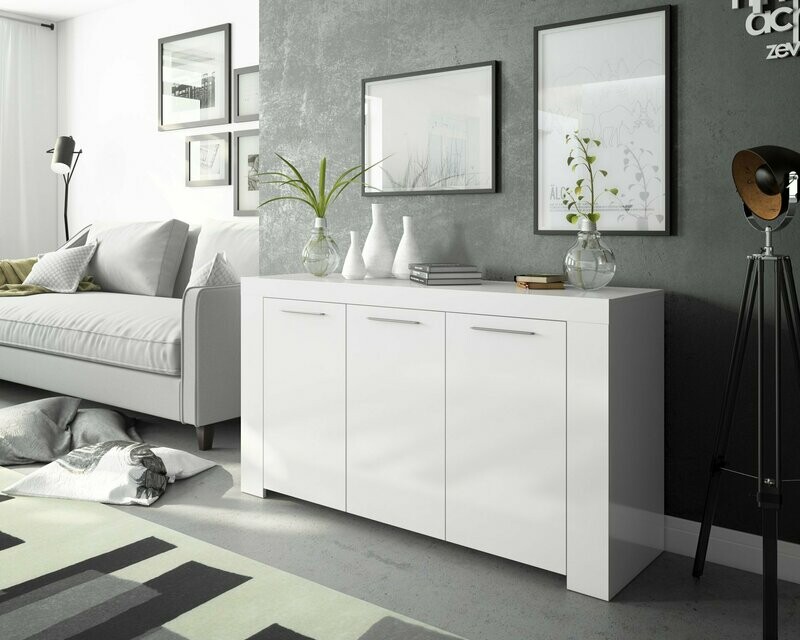 Buffet aparador Urban 3 puertas blanco artik