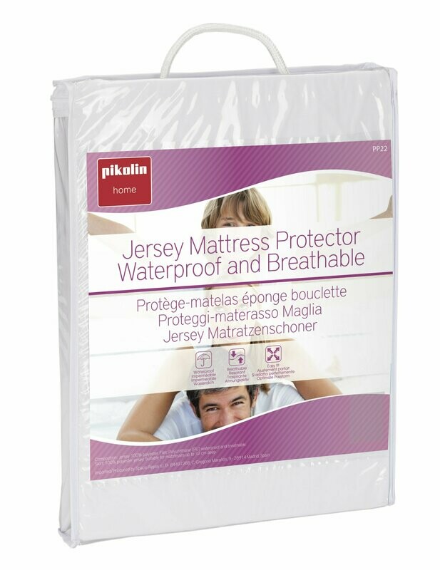 Protector de colchón de punto impermeable y transpirable