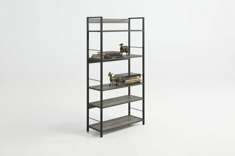 Estantería Kala estilo Industrial madera y metal 74 cm
