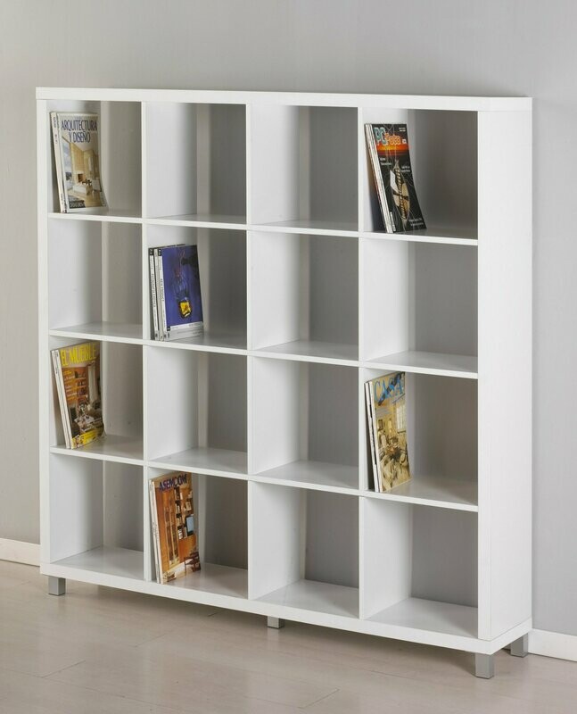 Estantería Kubox estilo moderno 16 huecos