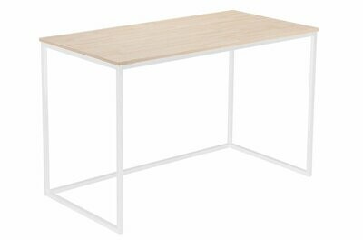 Mesa estudio Mia 120 x 60 roble/metal estilo industrial