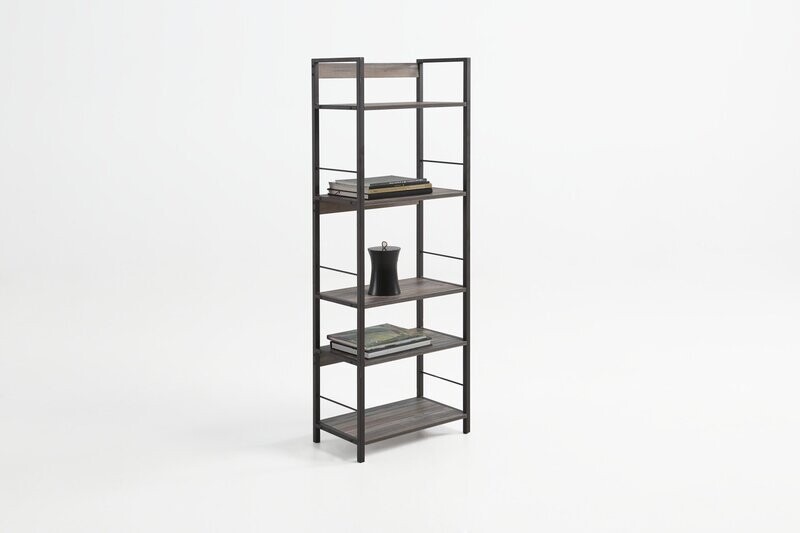 Estanteria alta KALA metal y madera de 54 cm. estilo industrial