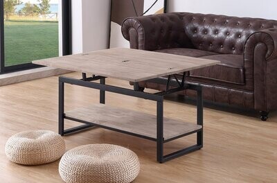 Mesa de Centro Elevable Keops Rectangular - Home and Relax