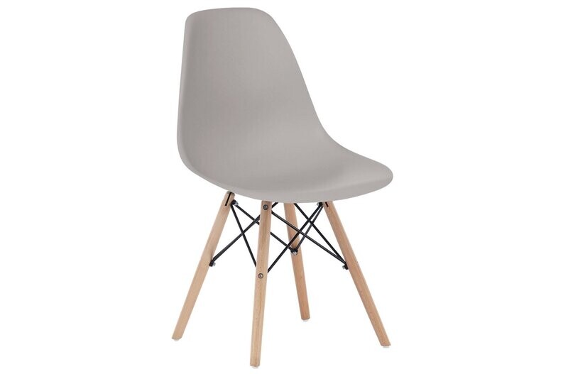 Silla comedor estilo nórdico con patas de madera París