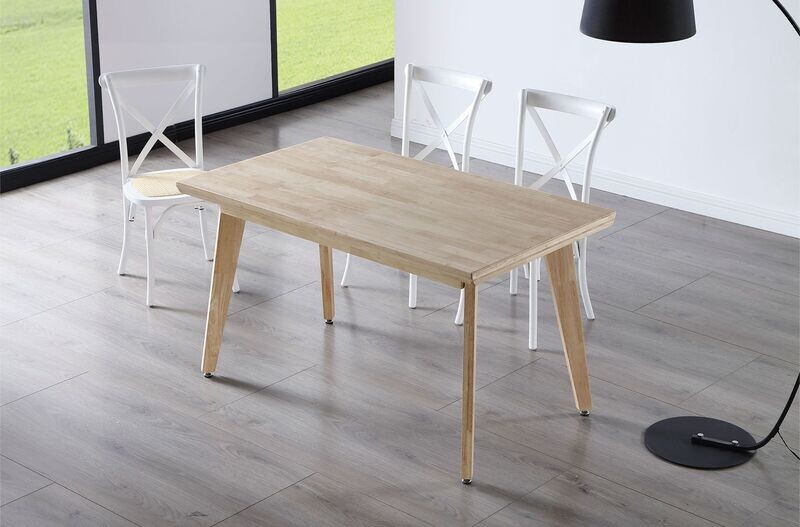 Mesa comedor fija Génova roble 150 x 90 estilo nordico
