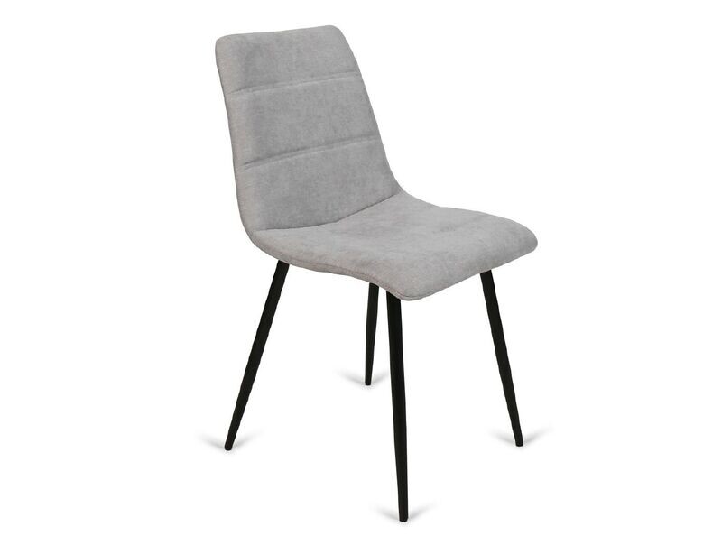 Silla comedor Valencia tapizada patas metálicas