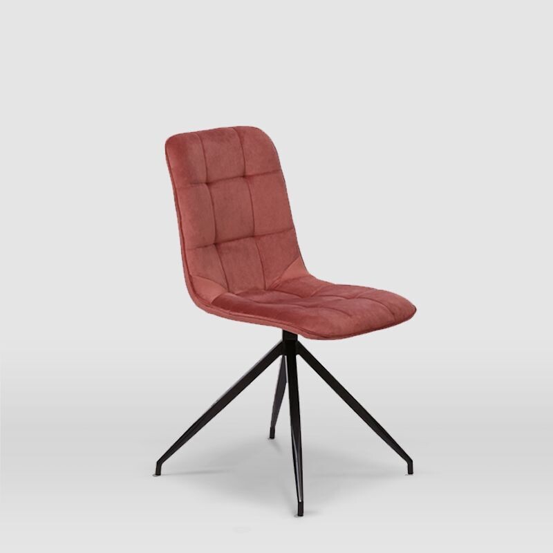 SILLA COMEDOR ROSEMARY TERCIOPELO PATAS DE METAL