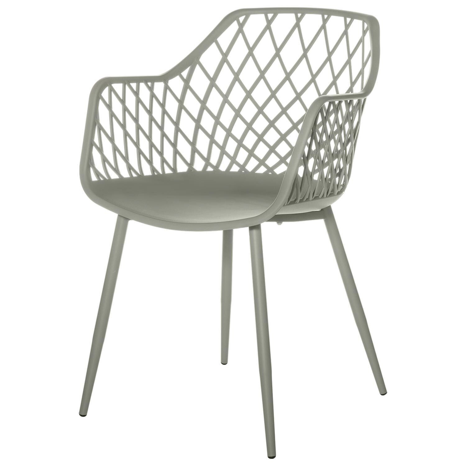 Sillón comedor CHARLOTTE polipropileno estilo moderno