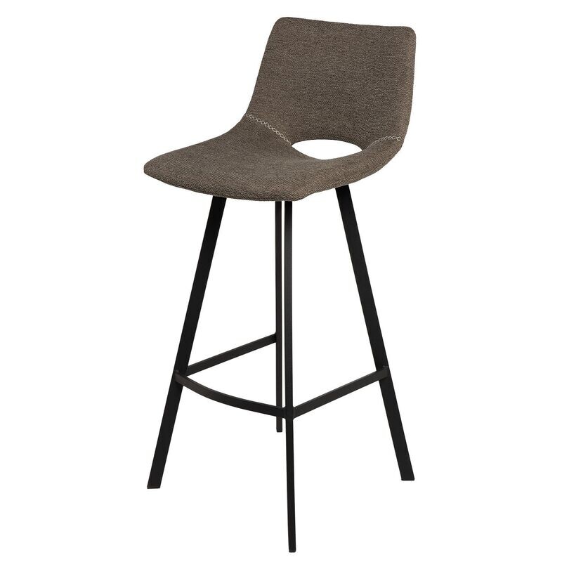 Taburete ASTON estilo moderno tapizado metal