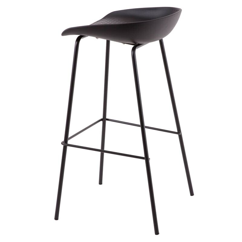 Taburete alto ALENE polipropileno estilo industrial