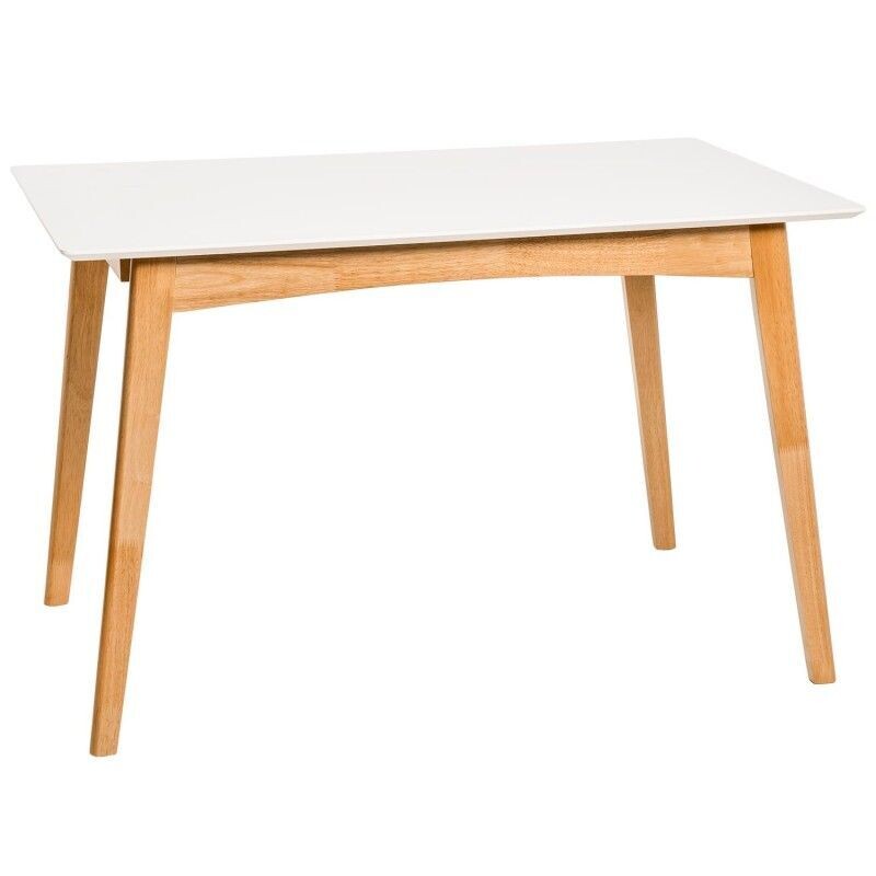 Mesa abatible Tori blanco/roble estilo nordico Mesa abatible Tori blanco/roble estilo nordico