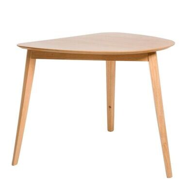 Mesa comedor MORGAN 90 x 80 cm roble estilo nordico