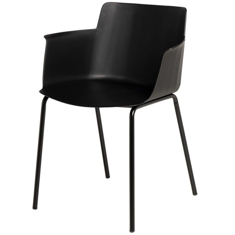 Sillón de comedor estilo moderno DOLLY  Polipropileno