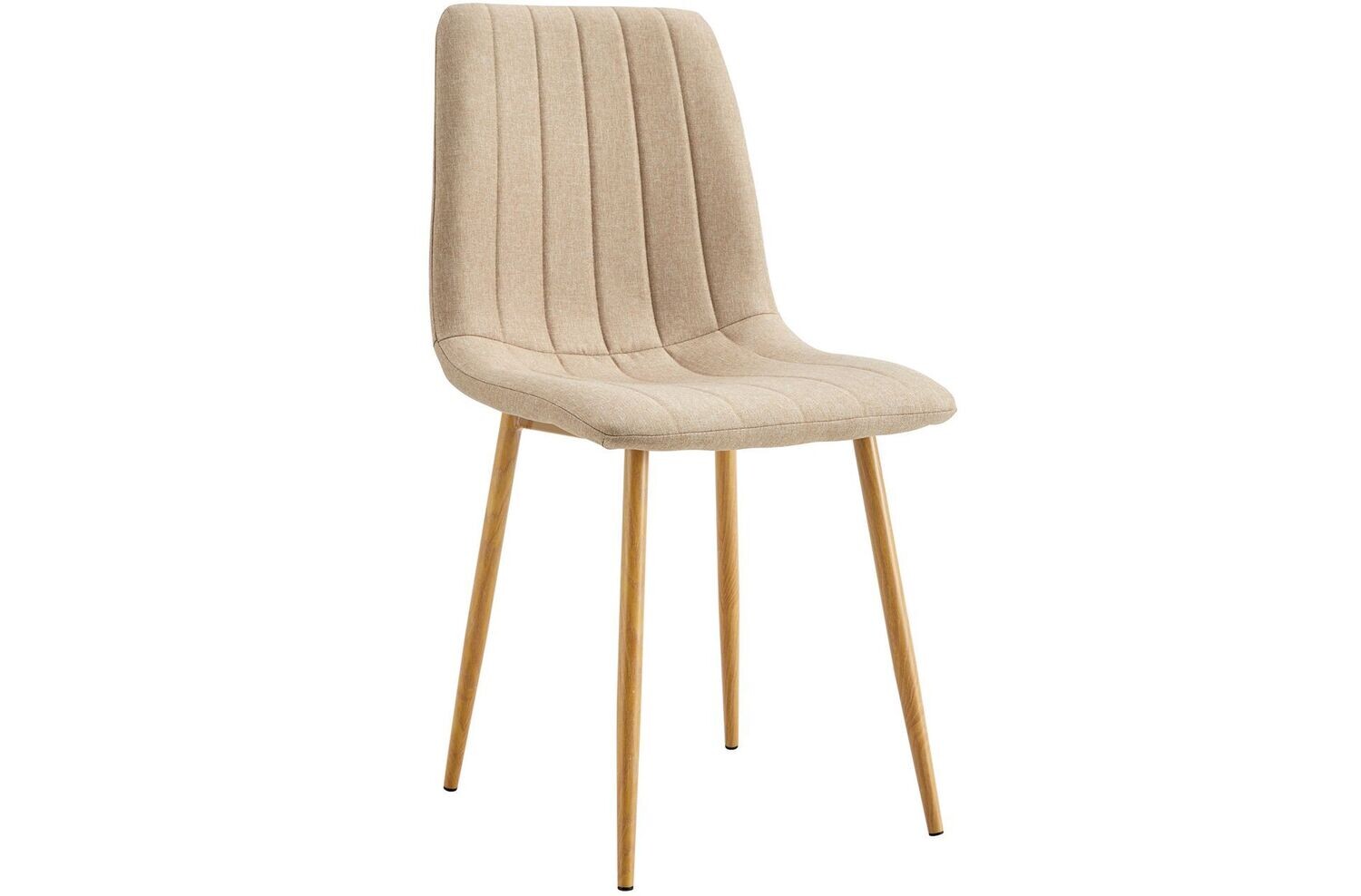 Silla comedor NAILS estilo nórdico tapizado patas metalicas