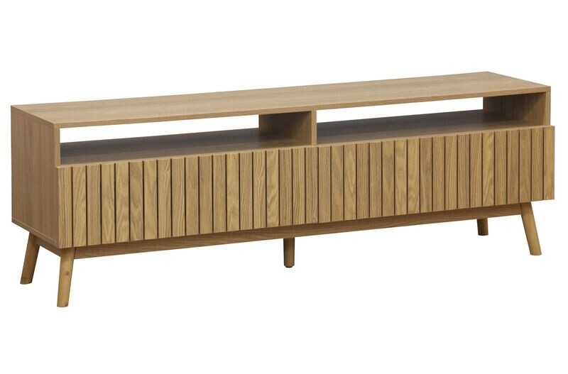 Mueble tv estilo nórdico TREND 150 x 40 cm chapa fresno estilo nordico