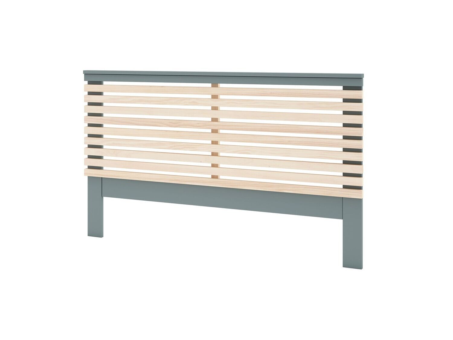 Cabecero 135/140 Pisco verde kaki/cera blanca estilo rústico