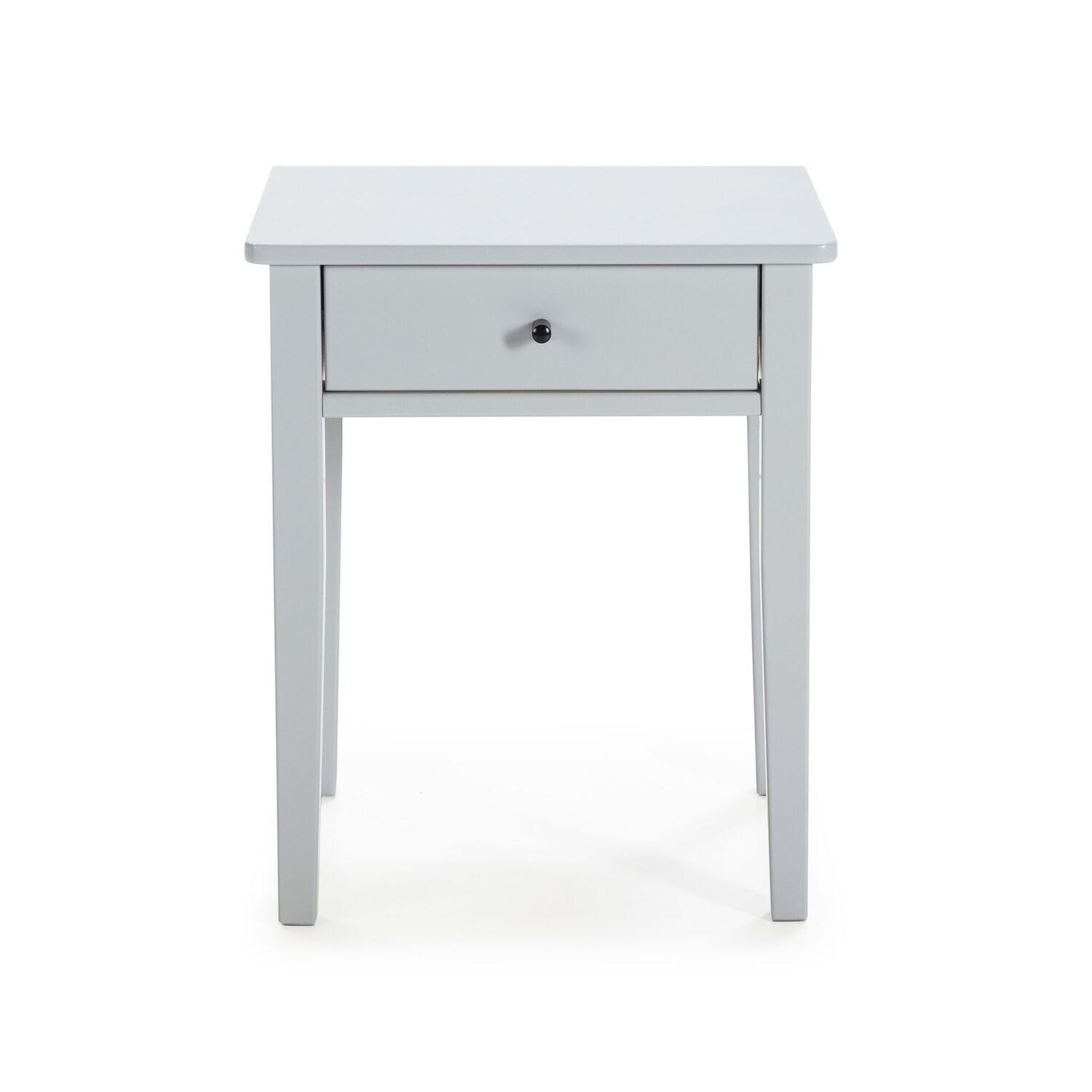 Mesita de Noche Bart 1 cajón gris claro estilo nórdico