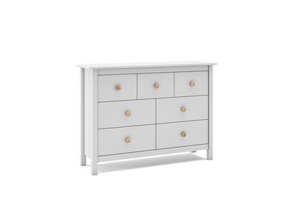 Comoda MAX 4 + 3 cajones blanco estilo nordico