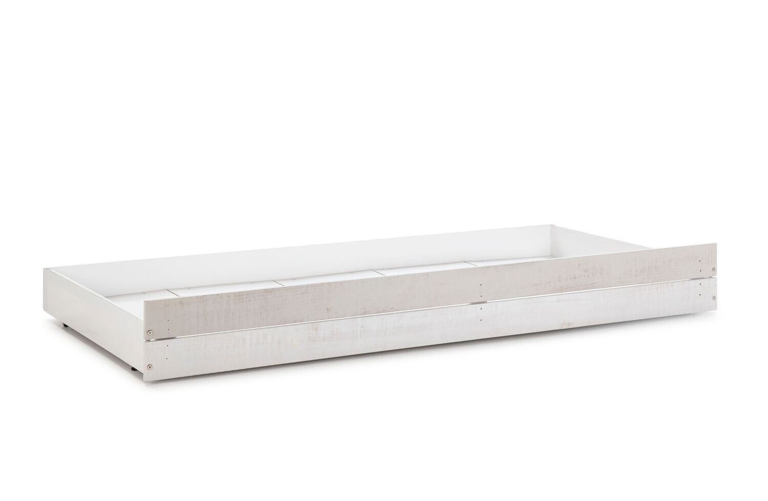 Cajón cabaña LARA 90x190 cm blanco rústico/gris claro