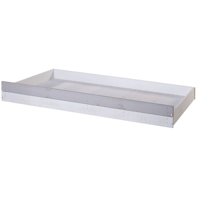 Cajón cama SIA blanco/gris claro/gris oscuro