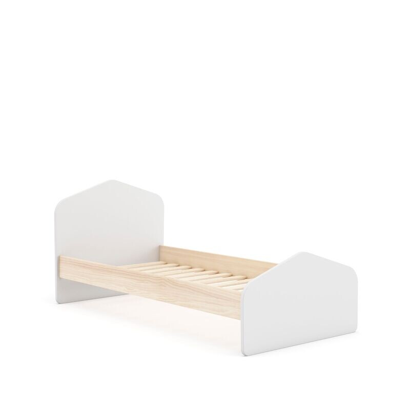 Cama infantil Estefanía 90 x 190 blanco/cera