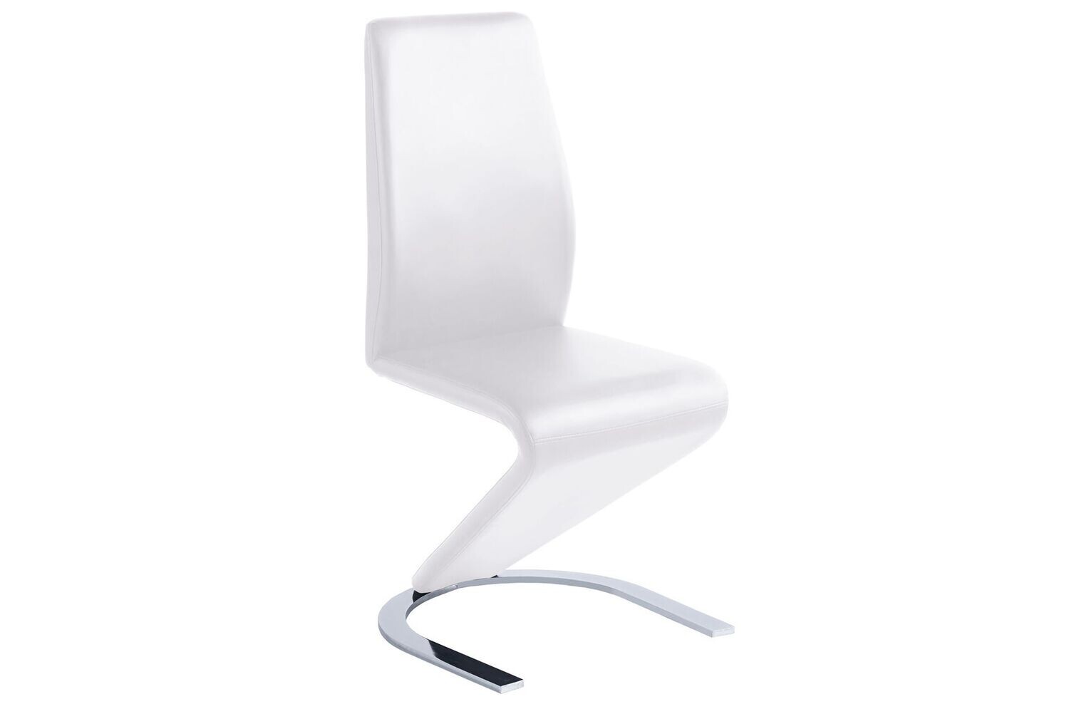 Silla comedor QATAR símilpiel patas cromo estilo moderno