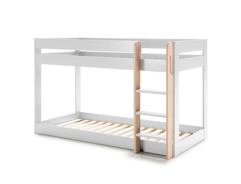 Litera montessori Ángel 90x190 cm blanco/cera blanca