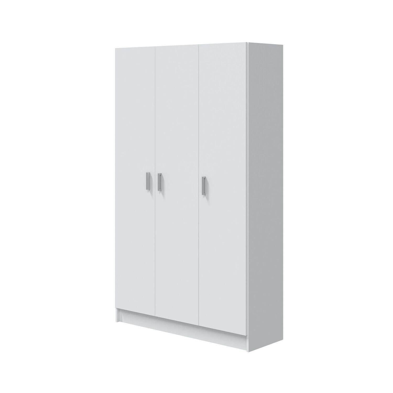 Armario escobero multiusos 3 puertas Use blanco