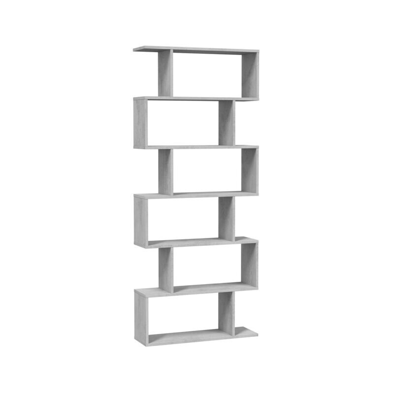 Estantería decorativa alta DANERYS Zig Zag estilo moderno