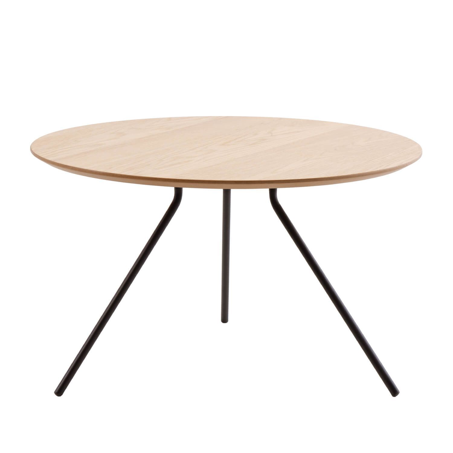 Mesa centro estilo industrial DAVID roble natural y metal