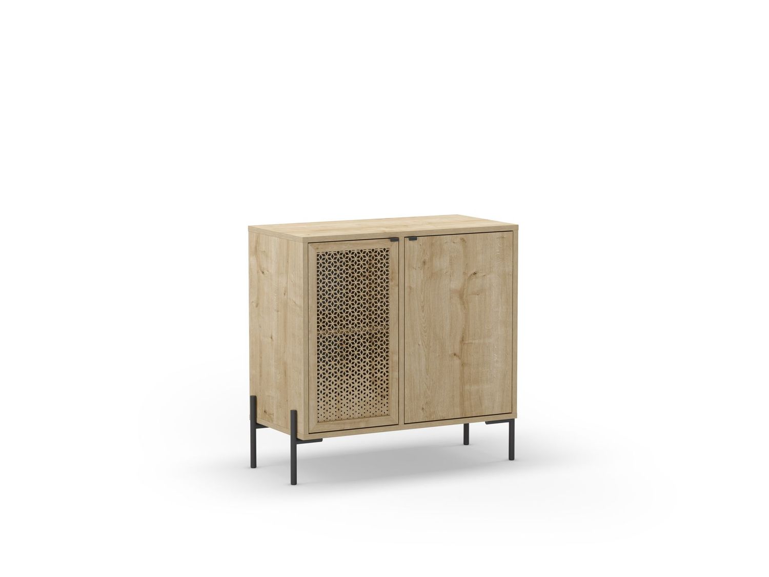 Mueble Auxiliar INCA 2 puertas roble pata negra