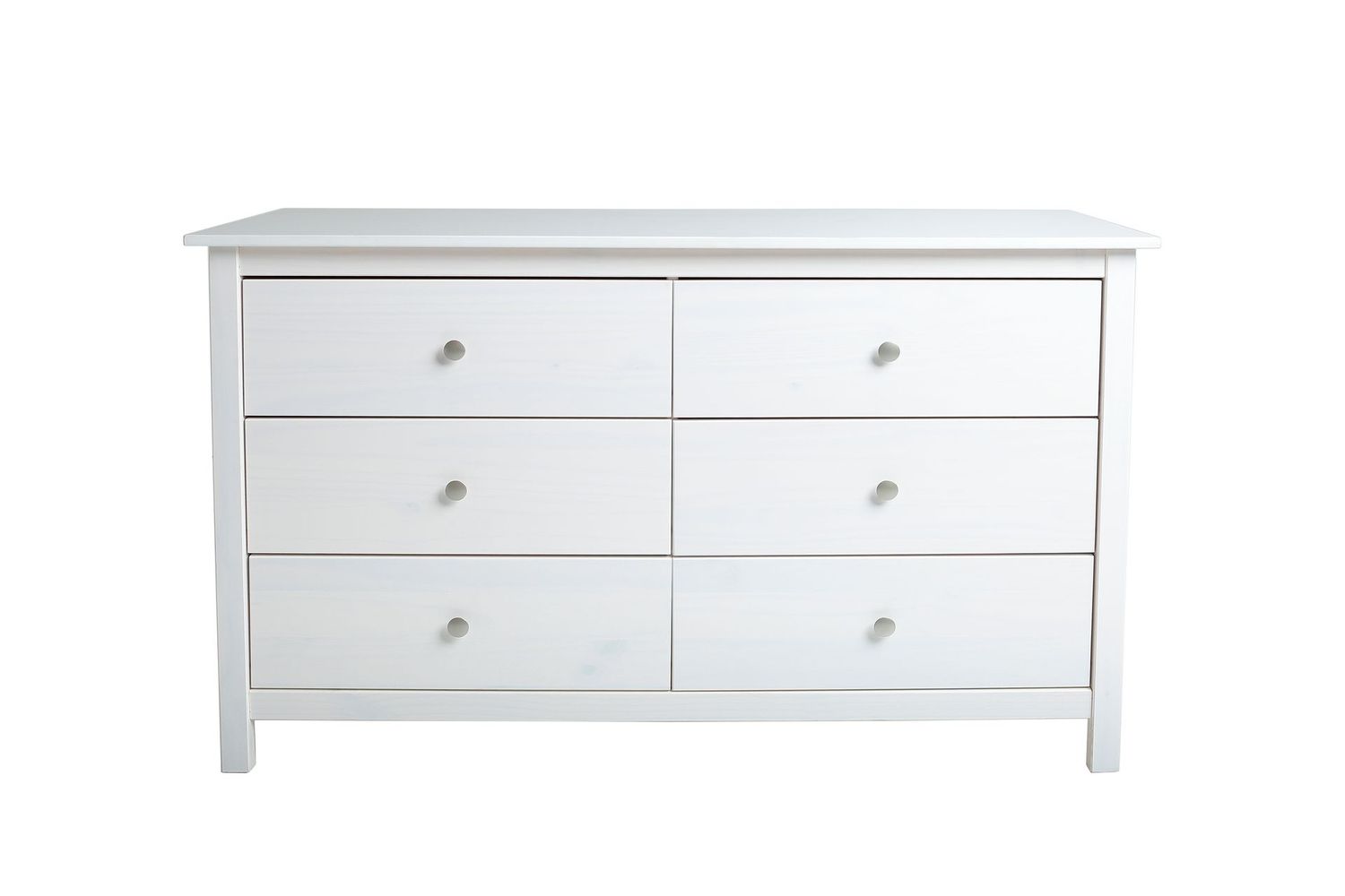 Cómoda BERNA 6 cajones blanco estilo nórdico