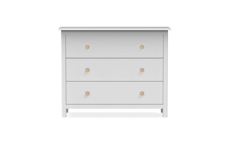 Comoda MAX 3 cajones blanco estilo nordico