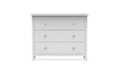 Comoda MAX 3 cajones blanco estilo nordico