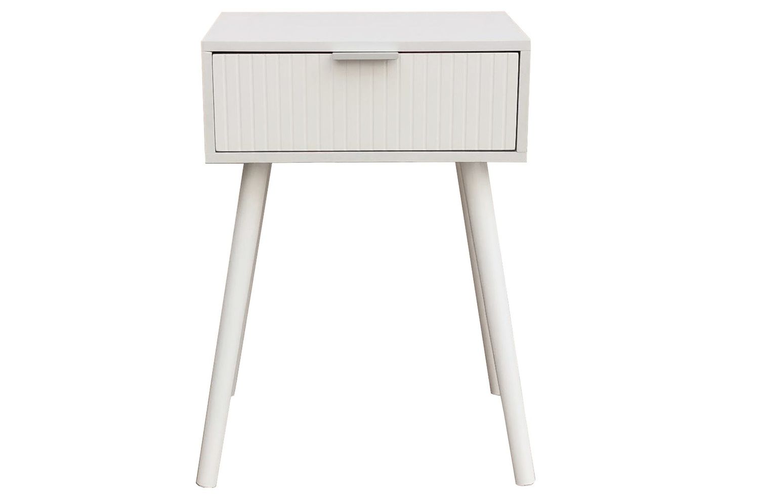 Mesita de noche FREYA blanco estilo nordico