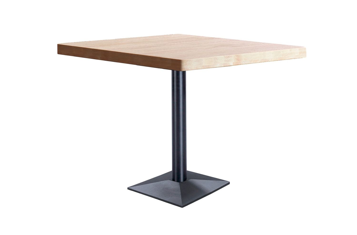 Mesa comedor MOSS 70 x 70 roble estilo industrial