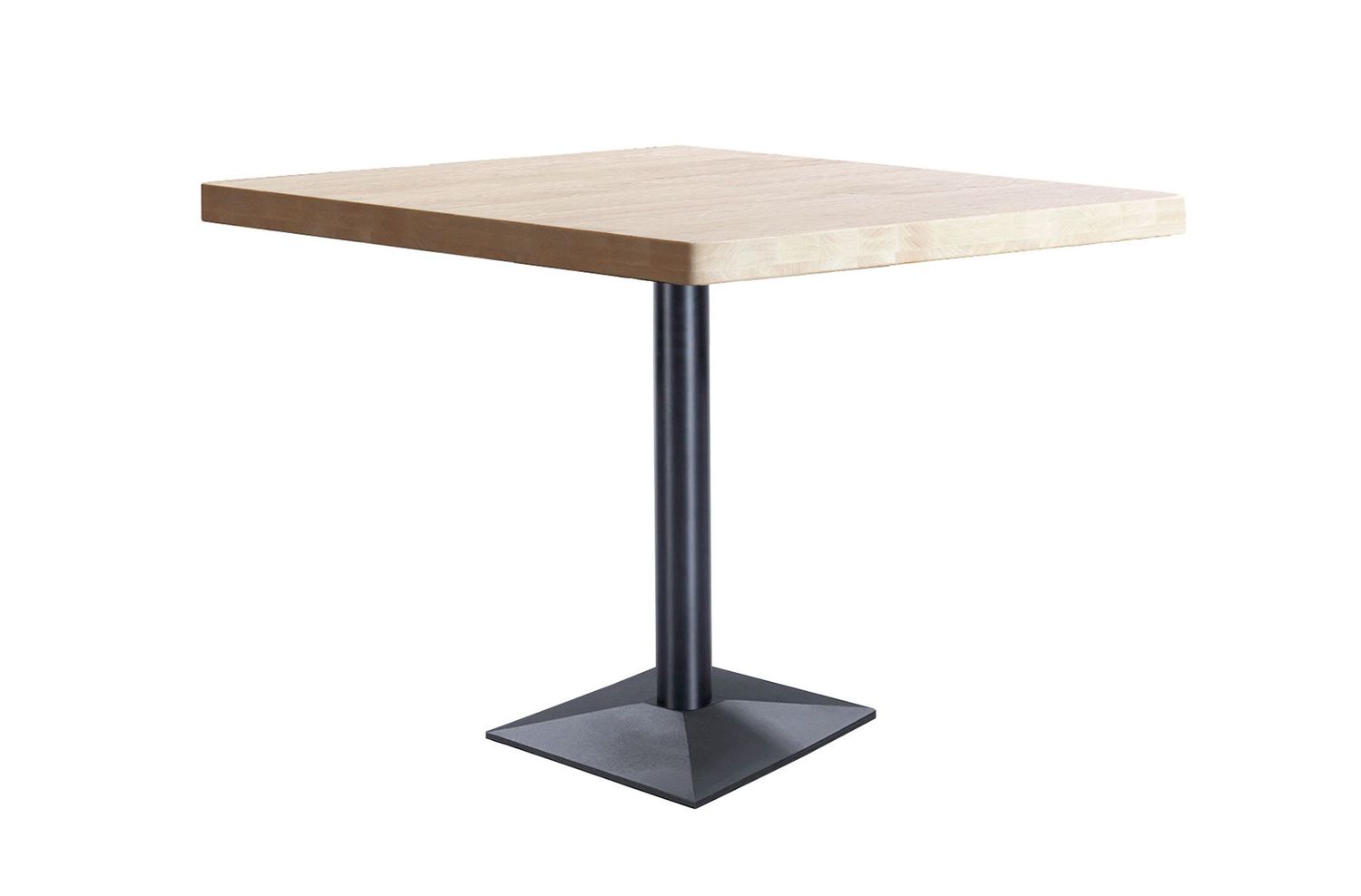 Mesa comedor MOSS 80 x 80 roble estilo industrial