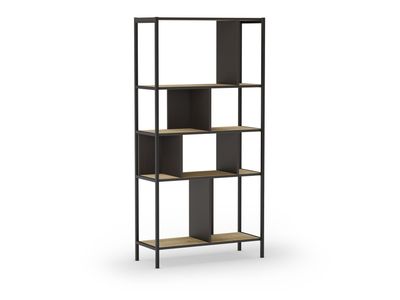 Estanteria ALABAMA 88 cm roble/negro silky Estanteria ALABAMA 88 cm roble/negro silky