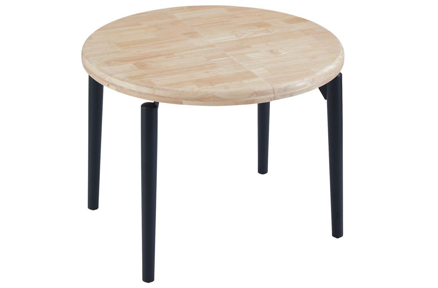 Mesa de comedor redonda extensible MOON  100 cm roble nordish