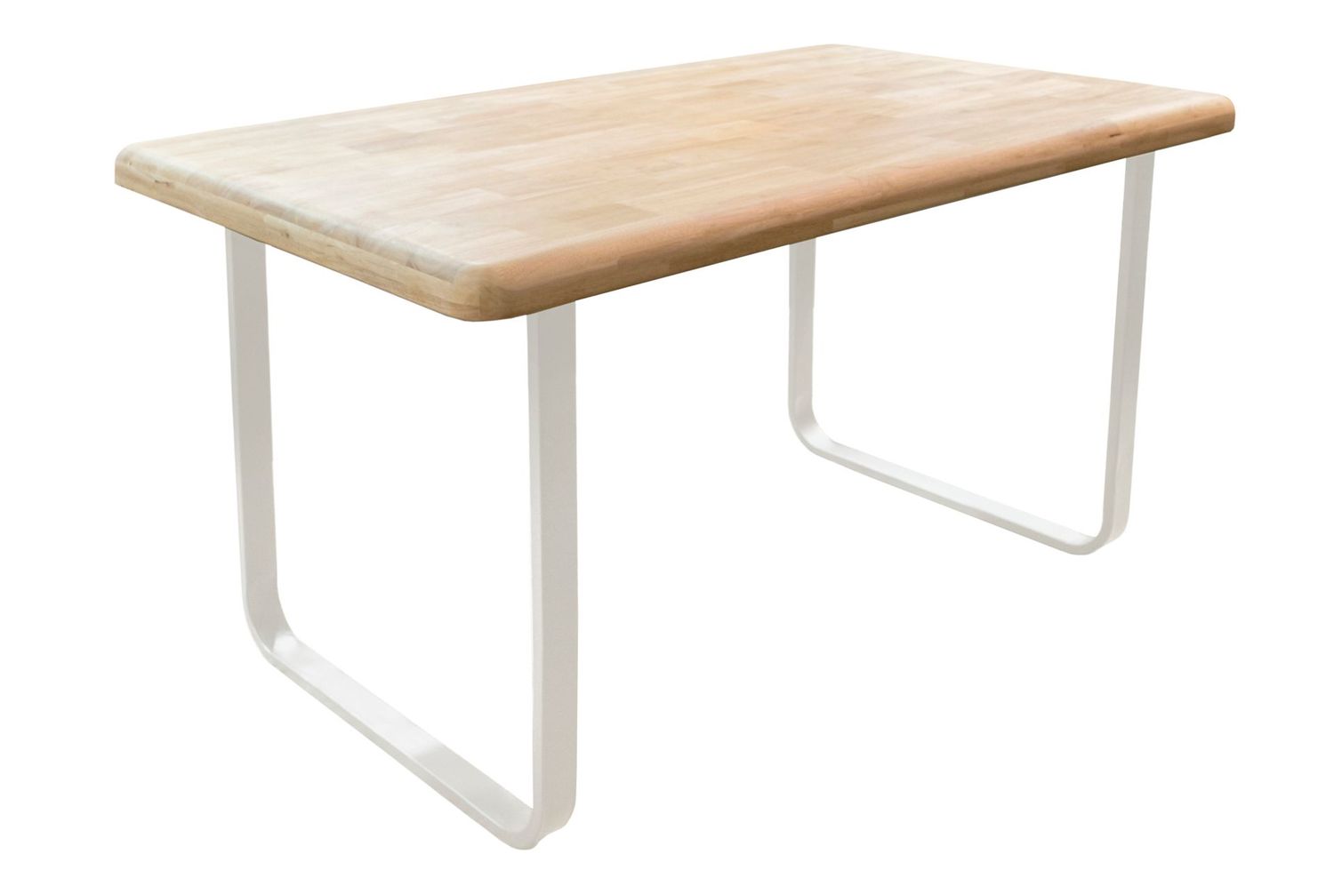 MESA COMEDOR FIJA SMOOTH 140 x 80 CM NORDISH / BLANCO ESTILO INDUSTRIAL