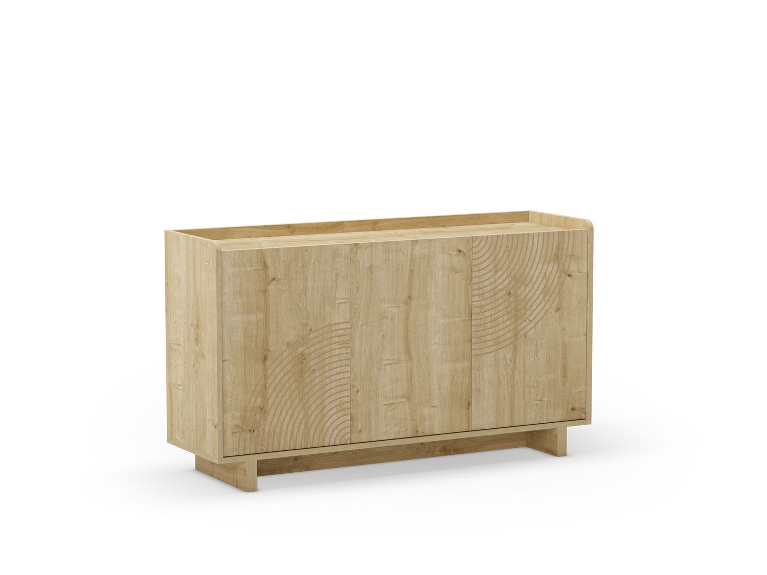 Aparador Daira 3 puertas 140 cm roble