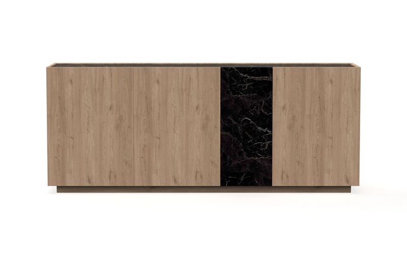 APARADOR DIONE 4 PUERTAS SEPET/MARMOL LOTUS