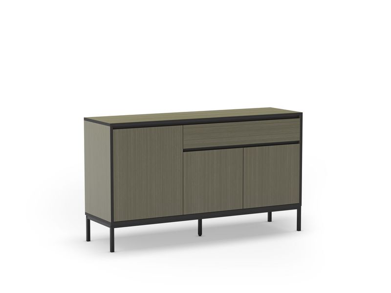APARADOR LORENZA 3 PUERTAS 1 CAJON 140 CM VERDE/NEGRO PATA METAL APARADOR LORENZA 3 PUERTAS 1 CAJON 140 CM VERDE/NEGRO PATA METAL