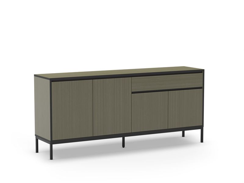 APARADOR LORENZA 4 PUERTAS 1 CAJON 180 CM VERDE/NEGRO PATA METAL APARADOR LORENZA 4 PUERTAS 1 CAJON 180 CM VERDE/NEGRO PATA METAL