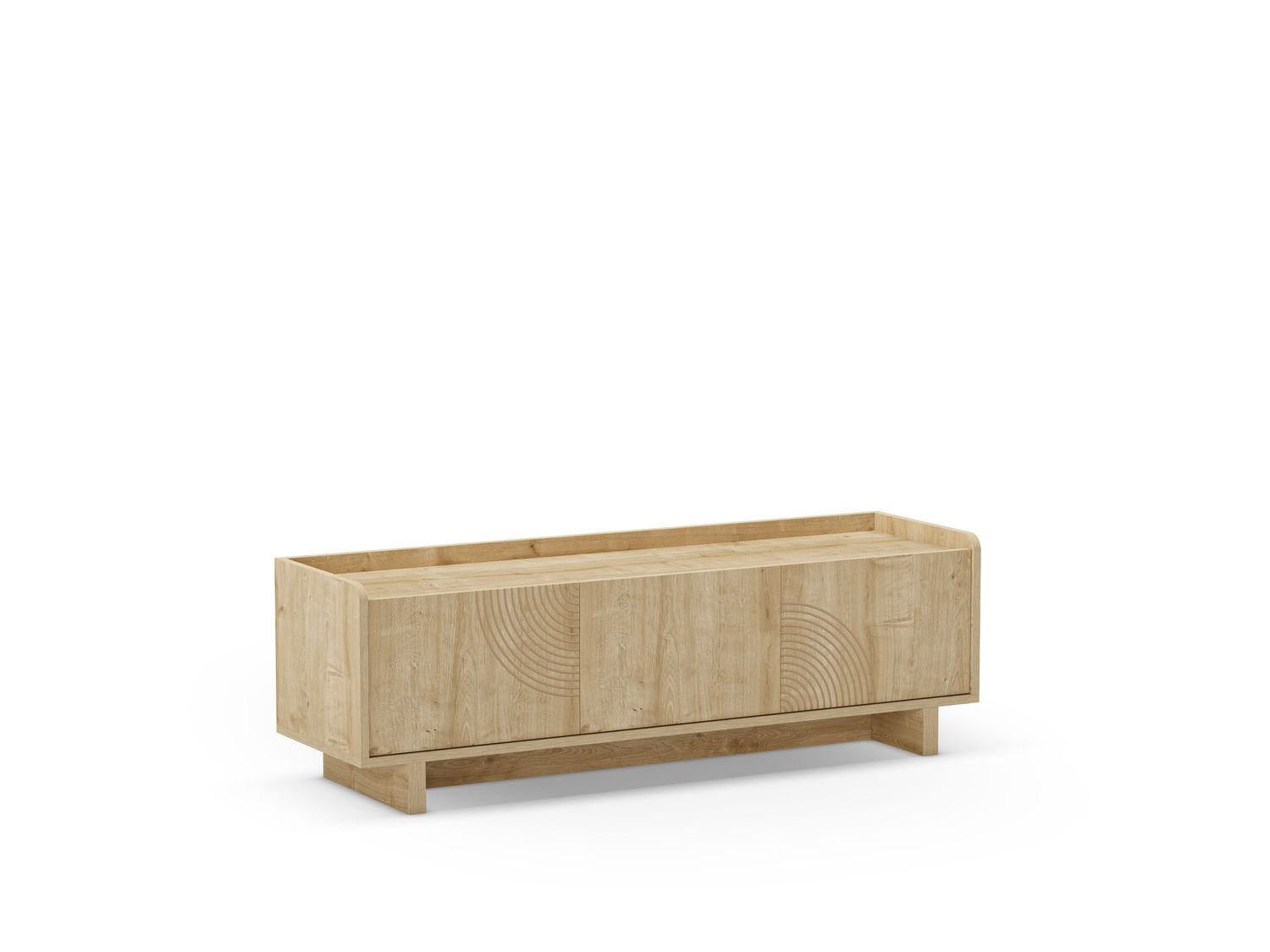 Mueble tv Daira 3 puertas 140 cm roble