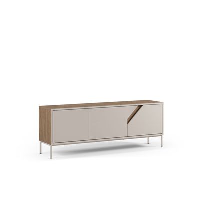 Mueble tv Lilou 3 puertas 150 cm sepet /crema