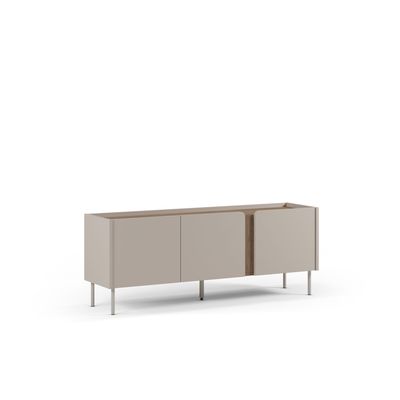 Mueble tv Lucile 3 puertas 140 cm Crema/Sepet Mueble tv Lucile 3 puertas 140 cm Crema/Sepet