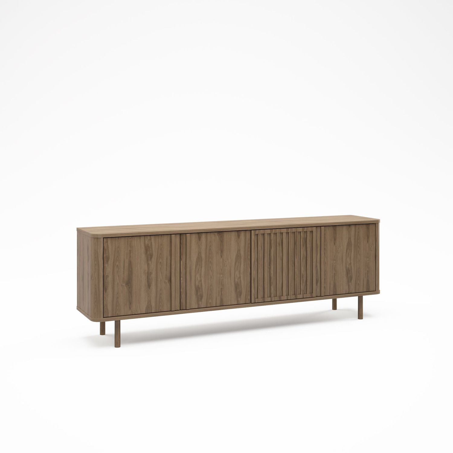 Mueble tv Salma 4 puertas 180 cm Roble UD